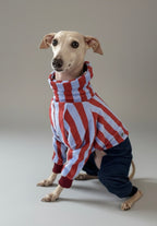 Stripes Polar and Denim Pet Pajamas (Cópia)