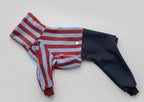 Stripes Polar and Denim Pet Pajamas (Cópia)