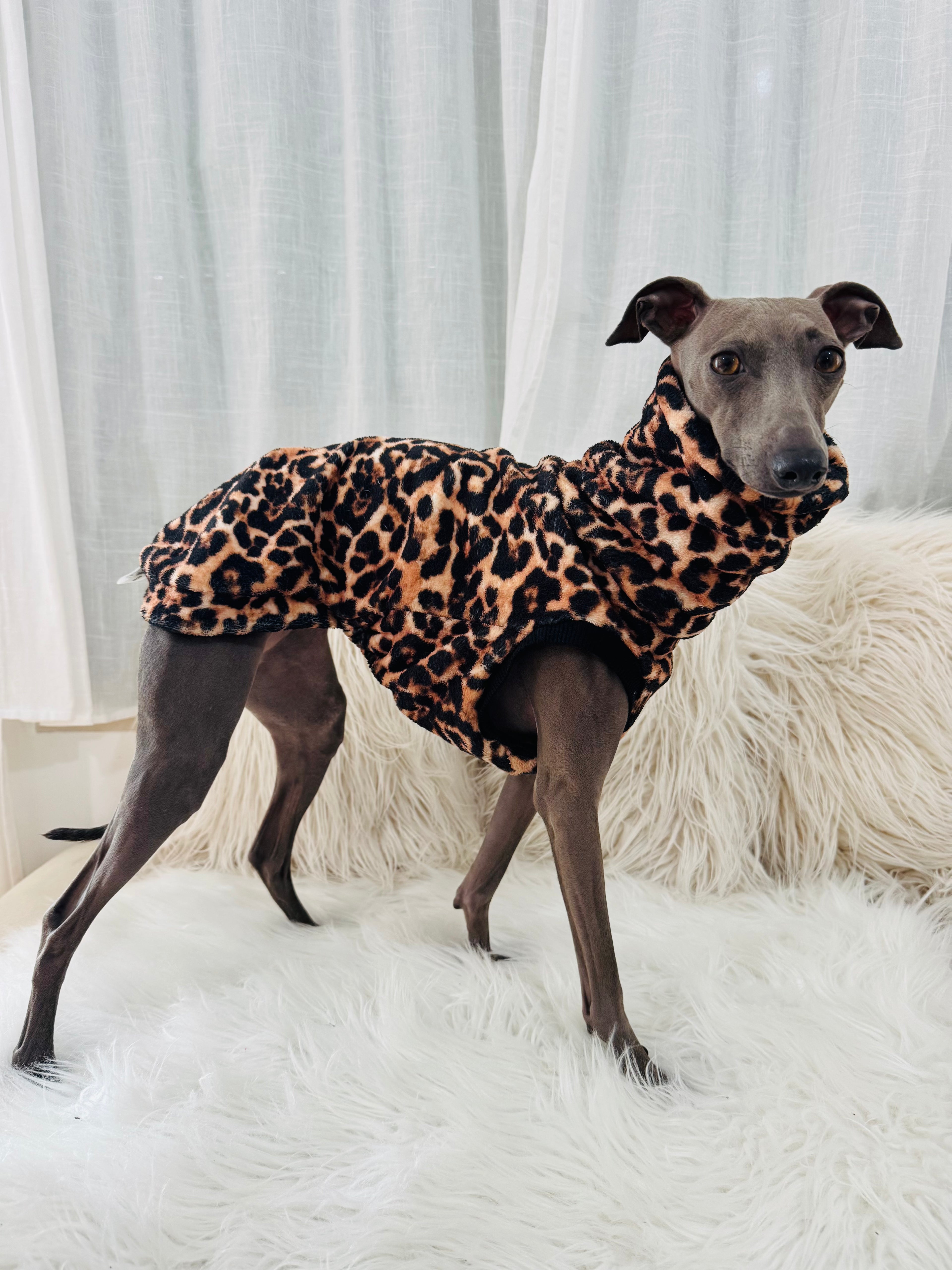 Leopard Print Polar Fleece Vest